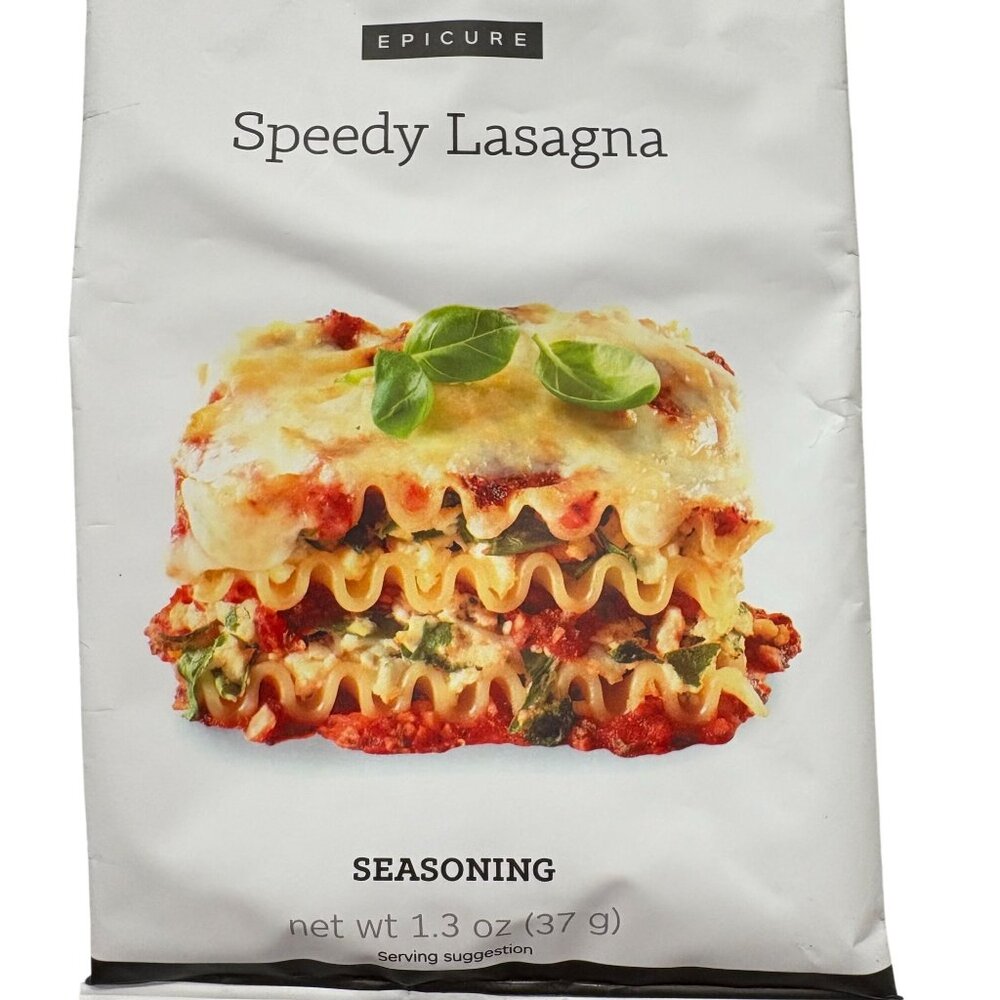 Speedy Lasagna By Epicure Net Wt 1.3 Oz